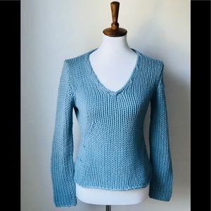 J. Crew Cashmere Sweater in Baby Blue